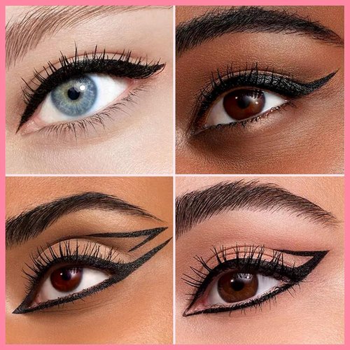 iMethod Liquid Eyeliner - Waterproof 2-in-1 Dual-Ended Liner with Precise Brush & Thick Tip | Long-Lasting Matte Black