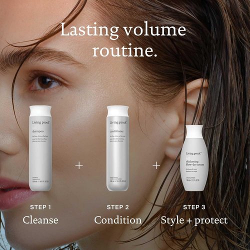 Living Proof Full Conditioner - Volumizing & Moisturizing Formula for Soft, Shiny Hair | Silicone-Free, Color Safe