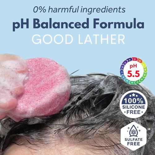 Skiennix Ginger Rosemary & Rice Water Shampoo Bar Pack of 3 - Strengthen & Volumize Hair, pH Balanced, Sulfate-Free