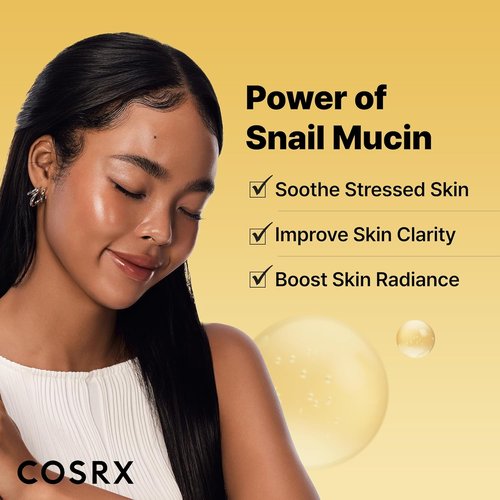 COSRX Snail Mucin Skin Care Set - Mini Travel Essentials with Face Wash, Serum, Moisturizer & Eye Cream
