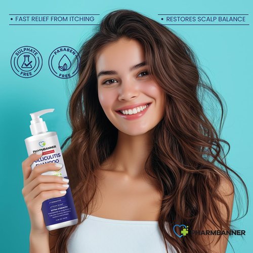 PHARMBANNER Anti-Fungal Shampoo & Conditioner Set - Tea Tree & Argan Oil for Scalp Relief | Sulfate & Paraben Free
