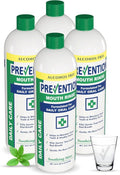 Skiennix Alcohol-Free Mouthwash - Hydrogen Peroxide Teeth Whitening & Fresh Mint Flavor | 16 oz, 4 Pack