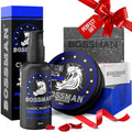 Bossman Starter Beard Kit for Men – Beard Oil (2 oz), Beard Balm & Bar Soap – Natural & Organic Grooming Kit – Made in the USA Men Gift Set (Royal Oud Scent)