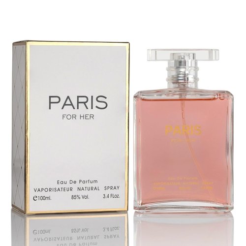 NovoGlow Paris Eau de Parfum Spray for Her - Long-Lasting Casual Fragrance, 3.4 Oz Bottle | Perfect Gift for Any Occasion