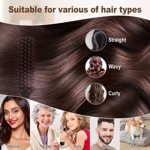 Bulk Hair Brushes for Homeless Individually Wrapped, Hair Brush Bulk, Hair Brush for Curly Hair Suitable for Homeless,Shelter,Air Bnb/Hotel/Guest Apartment (100 PCS)