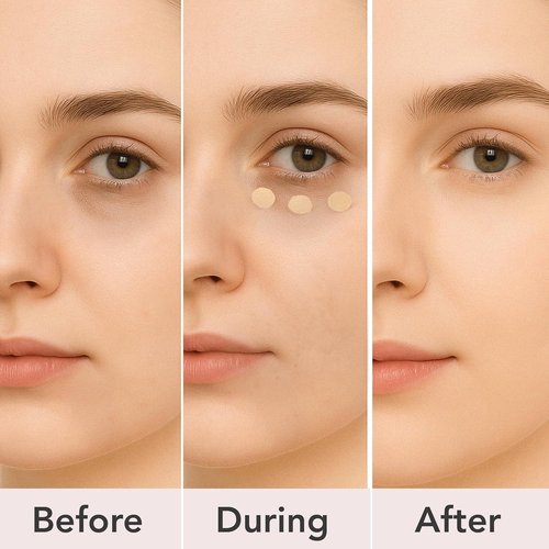 Dermaflage Waterproof Concealer Palette - Full Coverage Matte Finish for Face & Body | Hides Dark Circles & Acne, Light
