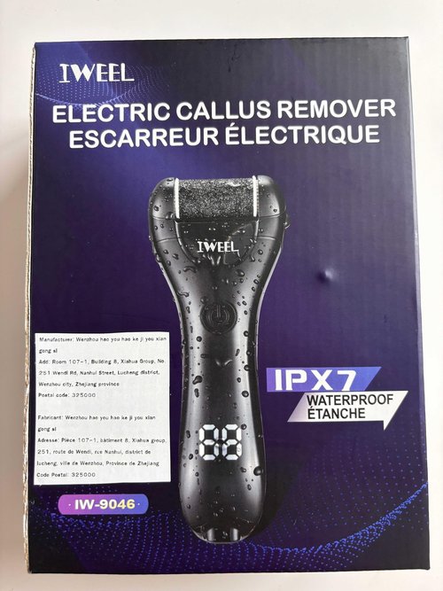 Electric Foot Callus Remover, Rechargeable Portable Electronic Foot File Pedicure Kit, Electric Callus Remover for Feet, Pedicure Tools, Foot Scrubber File, Professional Foot Care for Dead Skin