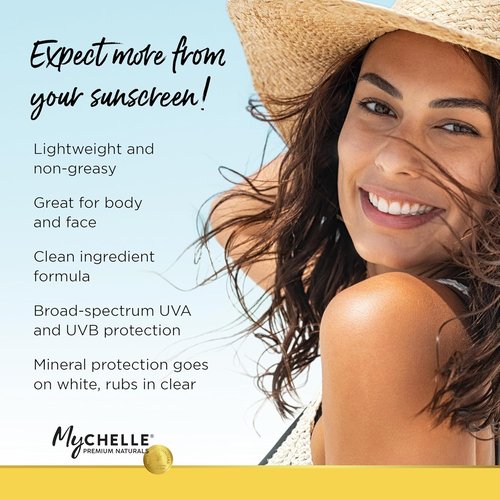 MyCHELLE Dermaceuticals SPF 50 Replenishing Solar Defense Body Lotion - Moisturizing, Reef Safe, 6 Fl Oz