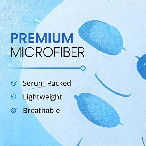 Ebanel Collagen Face Masks - 10 Pack Hydrating Sheet Masks with Hyaluronic Acid & Vitamin C | Anti-Aging & Brightening