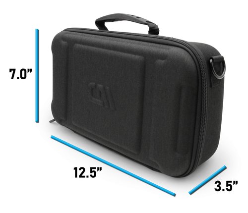 CASEMATIX Hair Clipper Guard Blade Holder Case For Barbers and Stylist Compatible with 14 Metal Andis, Oster, Wahl, Babyliss Detachable Clippers Metal Guards, Barber Case For Clippers and Accessories