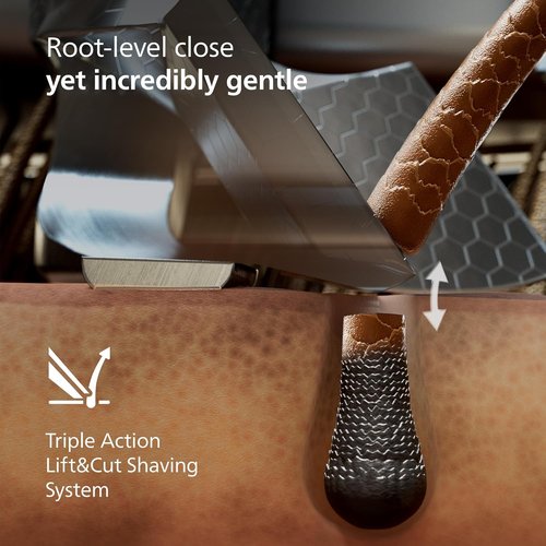 Philips Norelco Shaver i9000 Prestige - Ultra Wet & Dry Electric Shaver with SenseIQ Pro Technology | Dark Slate Finish, Triple Lift & Cut System