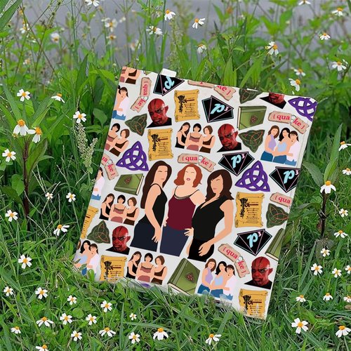 G2TUP Prue & Piper Makeup Bag Leo Wyatt & Phoebe Fans Gift Quake Book Shadows Zipper Pouch Bag Prue & Chris Merch (Quake TG)