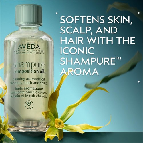 Aveda Shampure Composition Oil - Calming Bath, Body & Scalp Treatment | 1.7 Fl Oz with Organic Oils