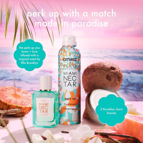 Amika Perk Up Talc-Free Dry Shampoo - Refresh Roots, Add Volume, No White Residue | All Hair Types