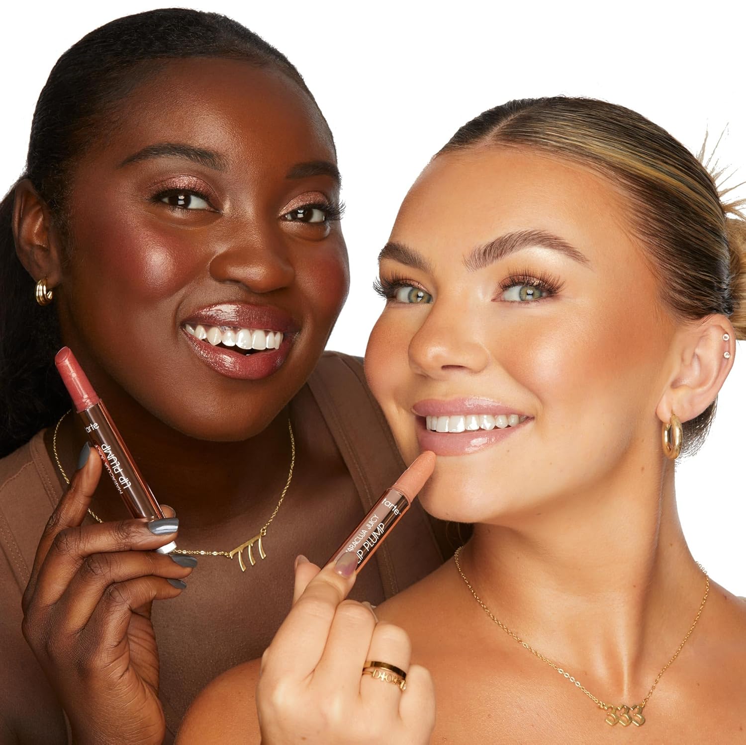 Tarte Maracuja Juicy Shimmer Glass Lip Plump - Hydrating Lip Gloss Balm with Hyaluronic Acid & Vitamin E, Vegan