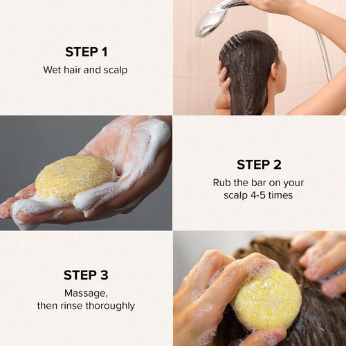 Maka Nature Lavender Shampoo Bar - Moisturizing Vegan Solid Shampoo for Normal to Dry Hair | Eco-Friendly 3.35 oz