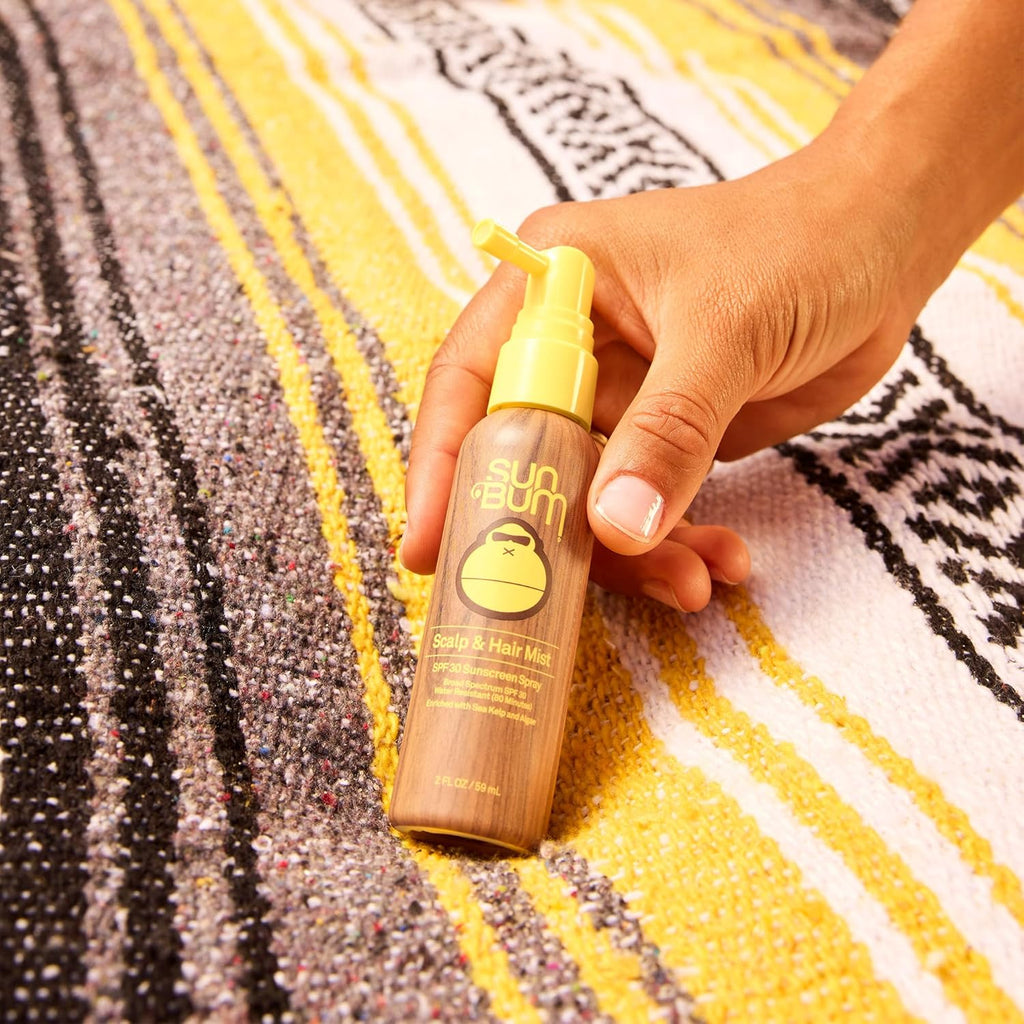 Sun Bum SPF 30 Sunscreen Scalp & Hair Mist - Vegan Broad Spectrum UVA/UVB Spray with Vitamin E - 2 oz