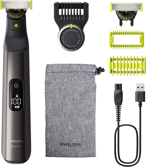 Philips OneBlade Pro 360 QP6552/15 - Versatile Beard & Body Trimmer for All Hair Types