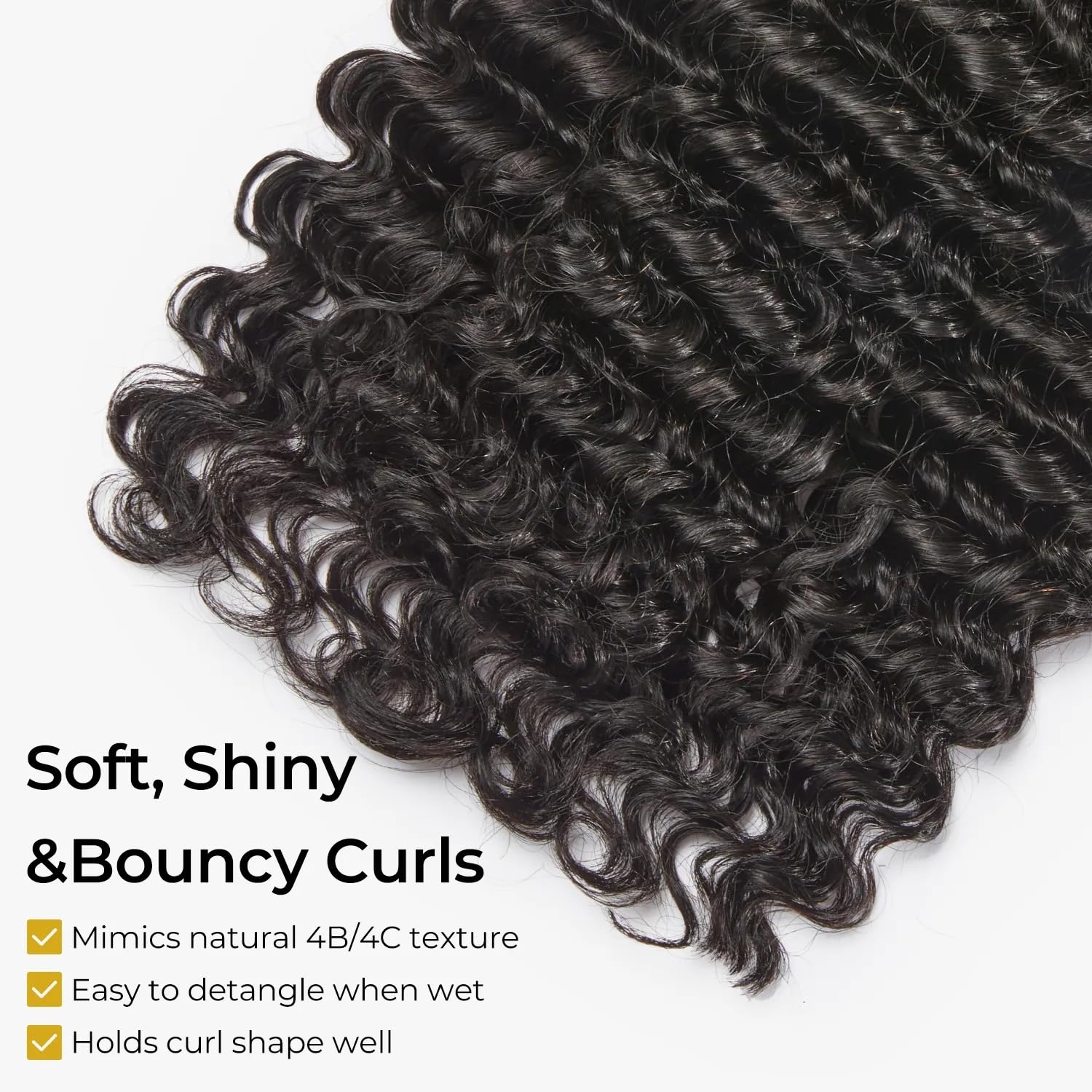 Wequeen 16A Deep Wave Water Wave Human Hair Bundles 100% Unprocessed Brazilian Virgin Hair Quick Weave Bundles Human Hair Extensions Real Human Hair,Deep Wave 16 Inch