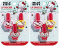 Lip Smacker Holiday Hello Kitty Nail Polish Trio Gift For Girls (Pack of 2)