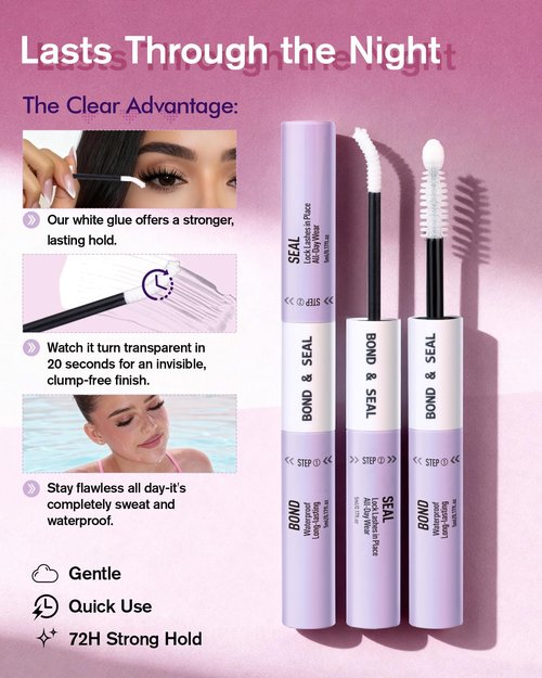 EYDEVRO Manga Lash Clusters Kit Fairy Eyelash Clusters Kit Wet Look Anime Cluster Eyelash Extensions Kit 10-16mm Natural Wispy DIY Lash Extension Kit Waterproof Lash Bond and Seal Tweezers Brush