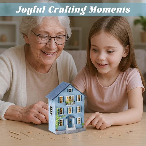 Molan House | Flever Dollhouse Miniature DIY Kit - Creative Room with Furniture for Valentine's Gift