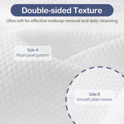 Ourmed Life Face Towels, 11"×9" Disposable Face Towel – Ultra-Soft, Thickened Facial Towelettes, Lint-Free Dry Wipes for Sensitive Skin, Ideal for Makeup Removal & Skincare (50 Count, 1 Pack)