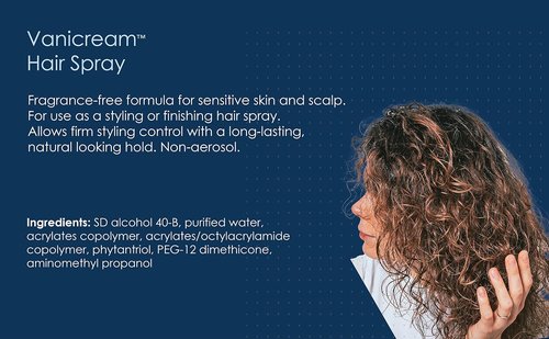 Vanicream Firm Hold Hairspray - Fragrance & Gluten Free Formula for Sensitive Skin | 8 Ounce