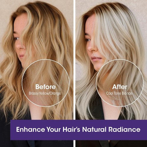 Giovanni Color Chic Purple Shampoo - Reduces Brass & Yellow Tones, Adds Shine | 13.5 fl oz