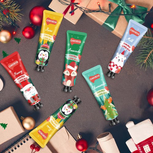 70 Pack Christmas Hand Cream Gift Set, Hand Lotion Travel Size, Mini Hand Cream, Lotion bulk,Stocking Stuffers Christmas Holiday Gifts For Women Coworker,Moisturizing Hand Creams for Dry Cracked Hands