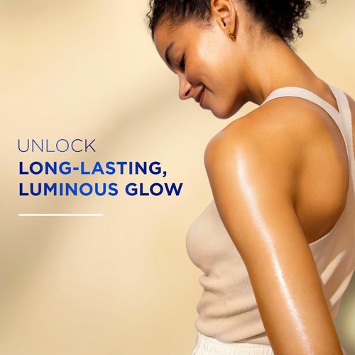 Vaseline Intensive Care Cocoa Radiant Pack of 3 for Glowing Skin Body Gel Oil Made with Pure Cocoa Butter + Replenishing Oils 6.8 oz