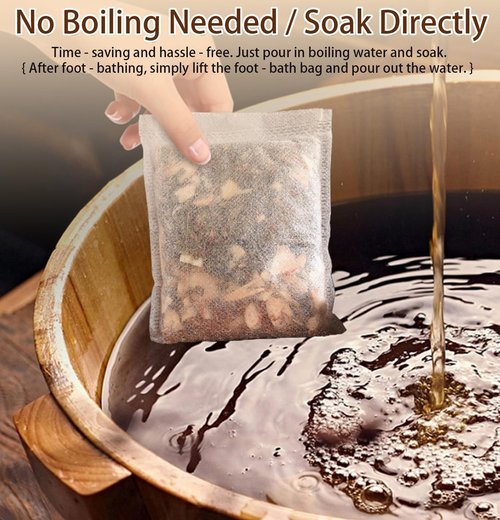 48 Flavor Herbal Detox Foot Soak - Foot Bath Herb Pedicure Spa Bath Soak Foot Detox Soak to Remove Toxins - Relieve Fatigue 、Improve Sleep、Dispel Cold & Dampness (900 g (30g x 30pcs), Green)