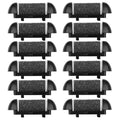 12 Pack Replacement Refill Rollers for Electric Foot File Callus Remover Pedicure Kit Tools Grinding Roller Head for Hard Callus and Tough Dead Skin (12pcs Extra Coarse)
