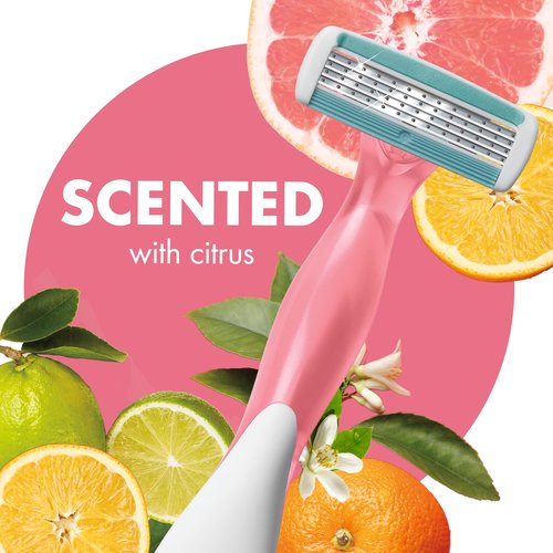 BIC Soleil Escape Women's Disposable Razors Variety Holiday Gift Set, Scented Razor Handles, 7 Razors, Self Care Gifts for Women