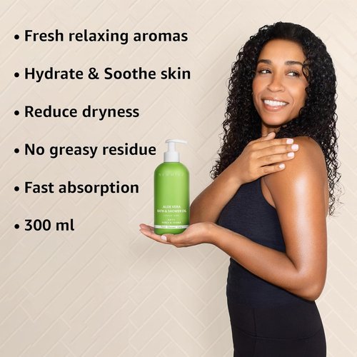Miuz Aloe Vera In-Shower Body Conditioner - Natural Moisturizer for Soothing Skin | Honey Oats & Jojoba