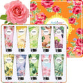 10 Pack Hand Cream Gifts Set,Easter Basket Stuffers,Mothers Day Gifts,Teacher Appreciation Gifts,Birthday Gift for Women,Natural Plant Fragrance Scented Hand Lotion Travel Size Mini Lotion Shea Butter