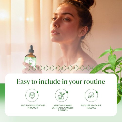 Siva Tea Tree Essential Oil - 100% Natural 4 Fl Oz for Aromatherapy, Skin Care & Hair Care | Dropper Included