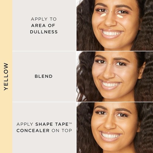 Tarte Shape Tape Corrector - Blendable Formula to Neutralize Blemishes & Dark Spots | Infused with Hyaluronic Acid & Vegan Squalane