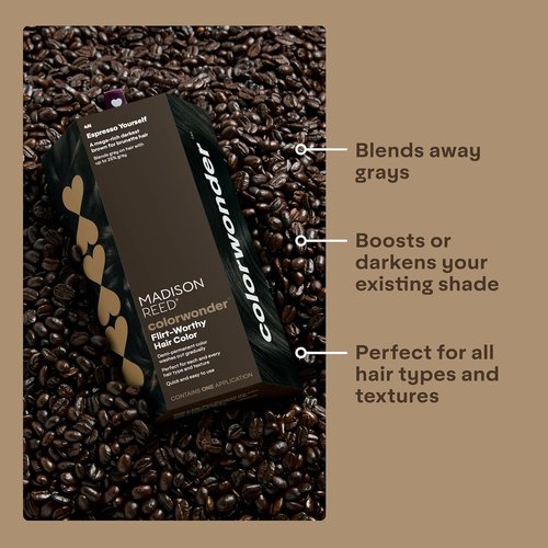 Madison Reed Demi-Permanent Hair Color - Effortless Ammonia-Free At-Home Dye | Espresso Yourself (4N Darkest Brown)