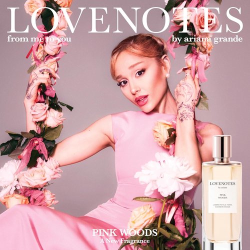 Ariana Grande LOVENOTES Pink Woods Eau de Parfum - Fresh Floral Women's Perfume with Jasmine & Tonka
