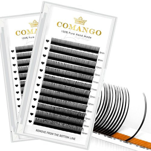 CoMango 5D Flora Spikes Lashes Spikes Lash Extensions Flower Wispy Eyelash Extensions C/D Culry Individual Premade Fans 5D Spikes Lashes Volume Lashes Natural Look(0.07-C-Mix8-15mm)
