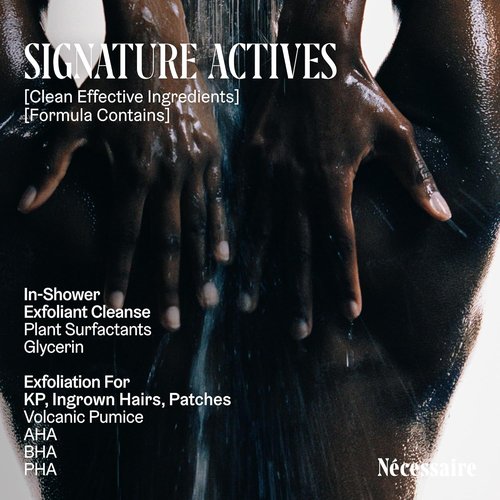 Nécessaire The Body Exfoliator - Eucalyptus AHA/BHA/PHA Formula for Smooth Skin | 180 ml / 6.1 fl oz