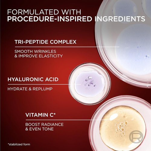 L'Oreal Paris Revitalift Triple Power Face Serum - Anti-Aging Formula Reduces Wrinkles & Firms Skin