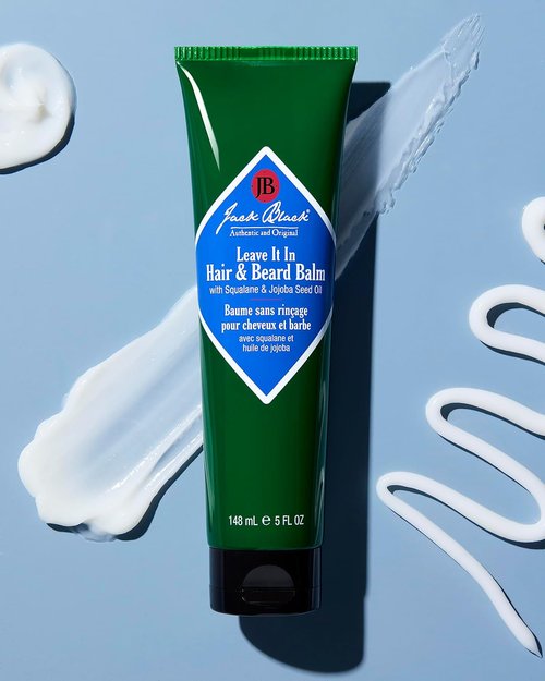 Jack Black Leave It In Hair & Beard Balm - Nourishing Formula for Soft, Manageable Hair & Beards
