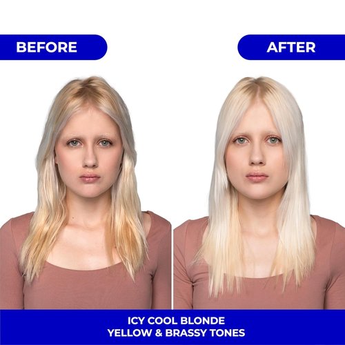Naissant Icy Cool Blonde Purple Shampoo & Toning Mask Set - Neutralizes Yellow & Brassy Tones | 2 x 10.1 Fl Oz