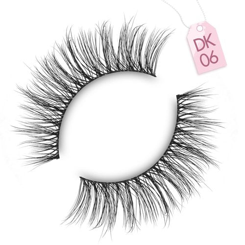 Onlyall Natural Lashes Wispy Lashes Natural Look False Eyelashes Flared Eyelashes 7 Pairs D-K06