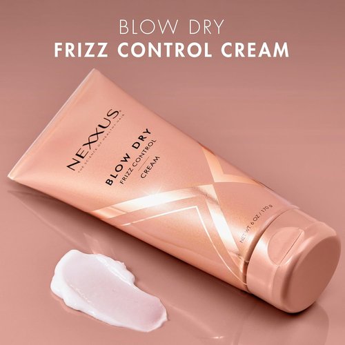 Nexxus Blow Dry Cream - Frizz Control for Weightless Style & Volume | 6 oz with StyleProtect Technology