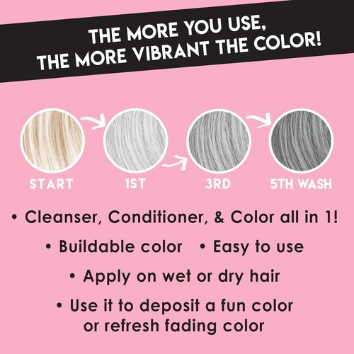 Color Lux Cleansing Conditioner - 3-in-1 Silver Color Depositing Formula | Vegan & Sulfate-Free, 8.25 oz