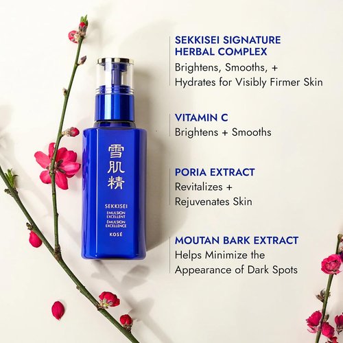 SEKKISEI Hydrating Face Serum - Excellent Emulsion for Glowing Skin | 4.7 Ounce (140mL)