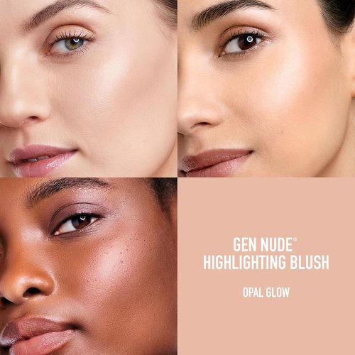 bareMinerals Gen Nude Highlighting Blush - 2-in-1 Blush & Highlighter Hybrid, Silky & Luminous Finish